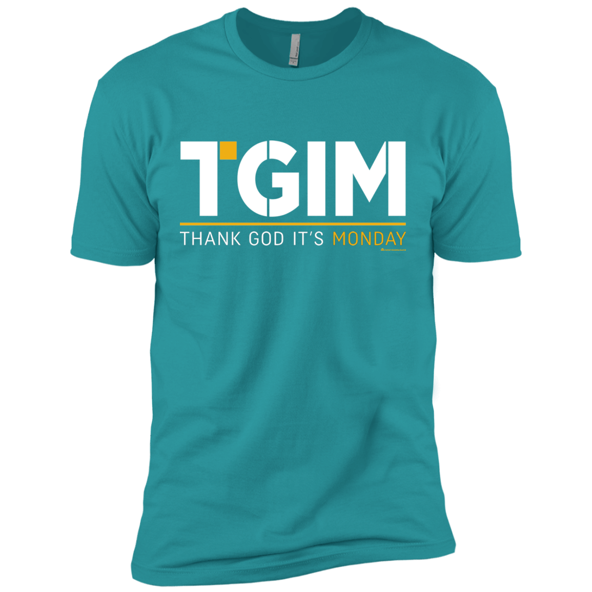 T-Shirts Tahiti Blue / X-Small Thank God Its Monday Men's Premium T-Shirt