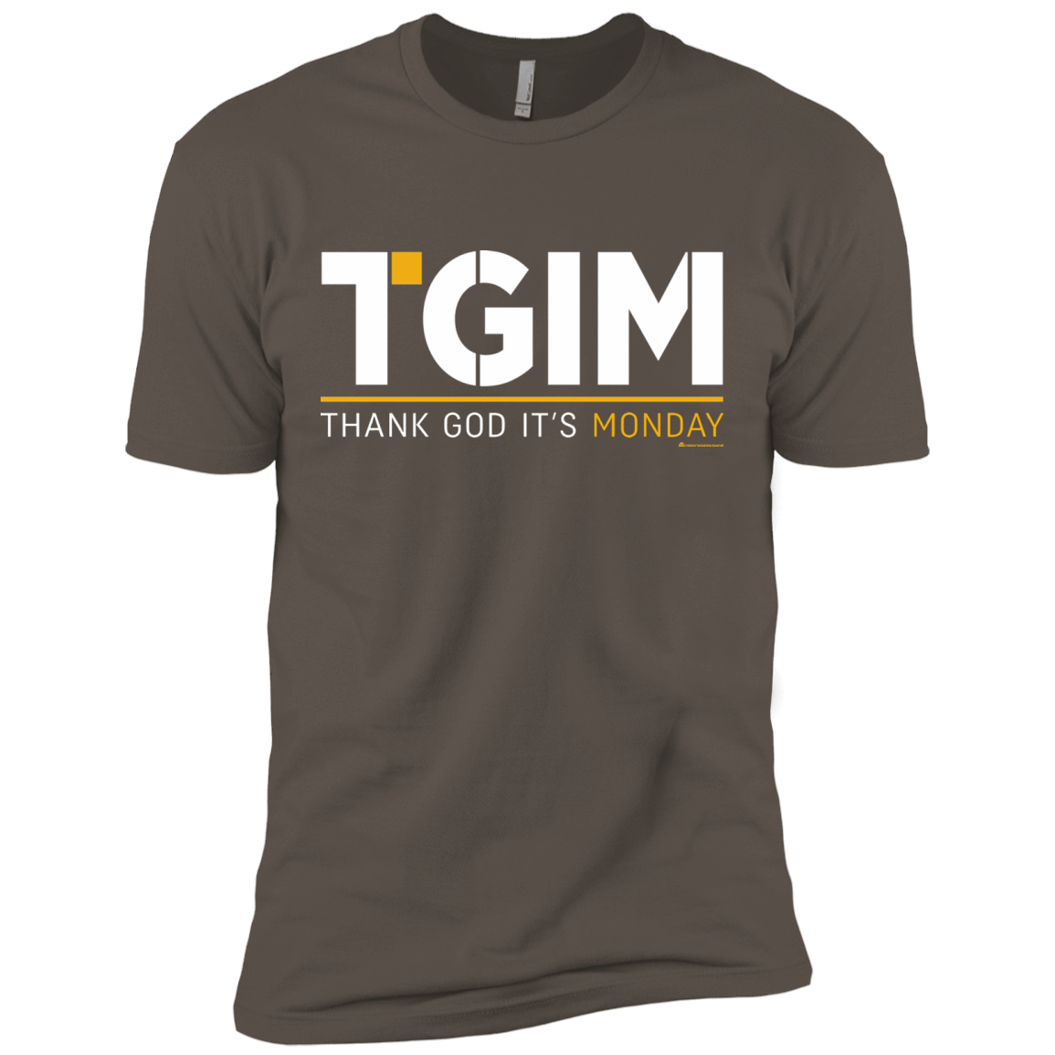 T-Shirts Warm Grey / X-Small Thank God Its Monday Men's Premium T-Shirt