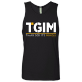 T-Shirts Black / Small Thank God Its Monday Men's Premium Tank Top