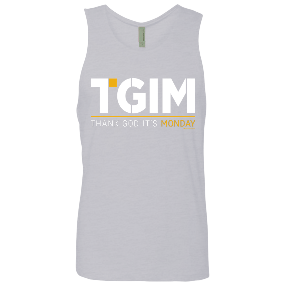 T-Shirts Heather Grey / Small Thank God Its Monday Men's Premium Tank Top