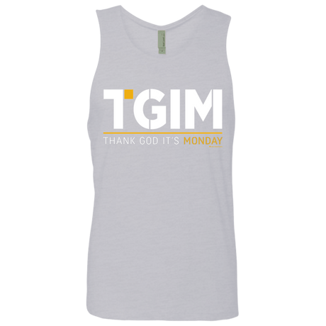 T-Shirts Heather Grey / Small Thank God Its Monday Men's Premium Tank Top