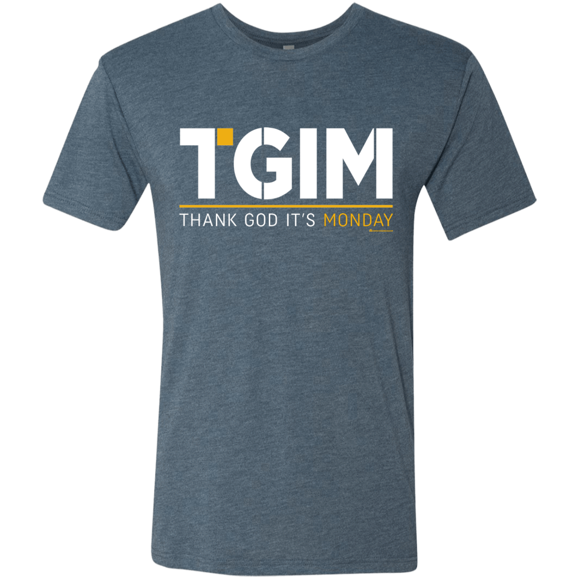 T-Shirts Indigo / Small Thank God Its Monday Men's Triblend T-Shirt