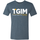 T-Shirts Indigo / Small Thank God Its Monday Men's Triblend T-Shirt