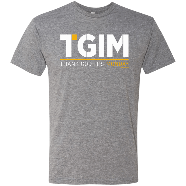 T-Shirts Premium Heather / Small Thank God Its Monday Men's Triblend T-Shirt