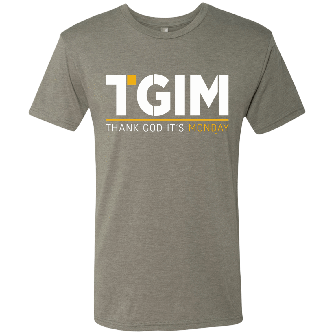 T-Shirts Venetian Grey / Small Thank God Its Monday Men's Triblend T-Shirt
