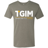 T-Shirts Venetian Grey / Small Thank God Its Monday Men's Triblend T-Shirt
