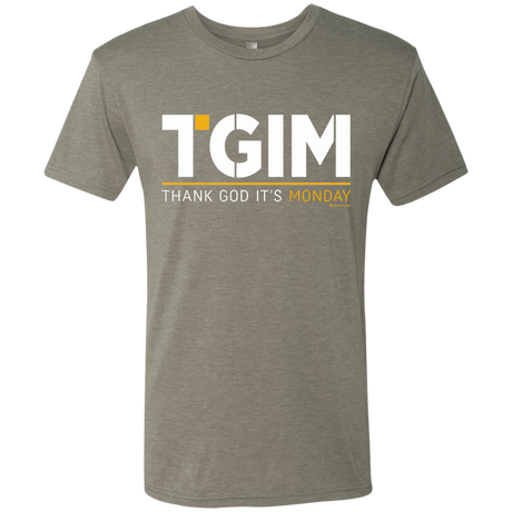 T-Shirts Venetian Grey / Small Thank God Its Monday Men's Triblend T-Shirt