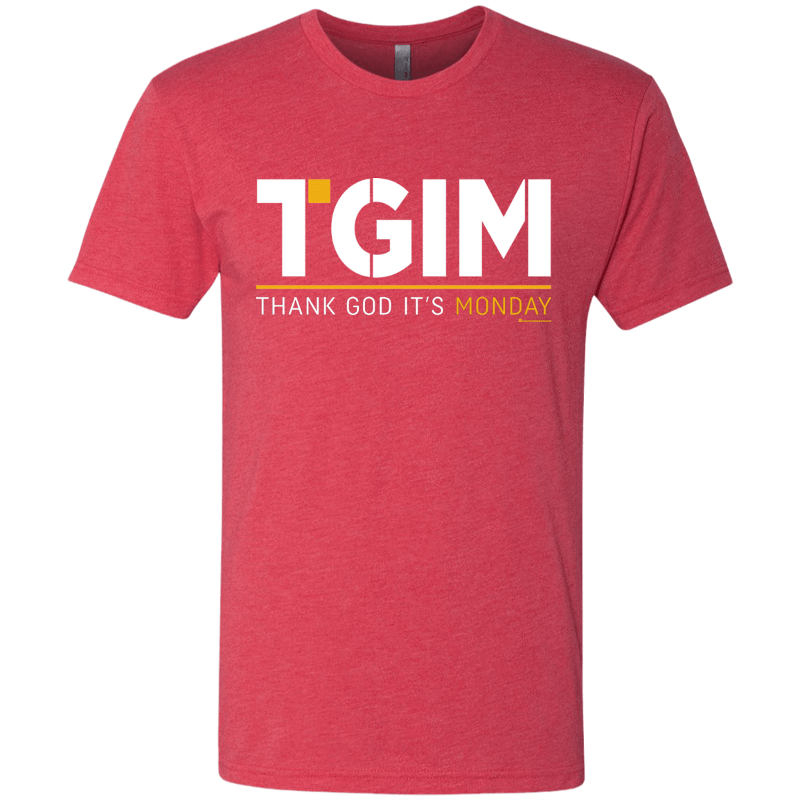 T-Shirts Vintage Red / Small Thank God Its Monday Men's Triblend T-Shirt