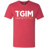 T-Shirts Vintage Red / Small Thank God Its Monday Men's Triblend T-Shirt