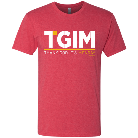 T-Shirts Vintage Red / Small Thank God Its Monday Men's Triblend T-Shirt