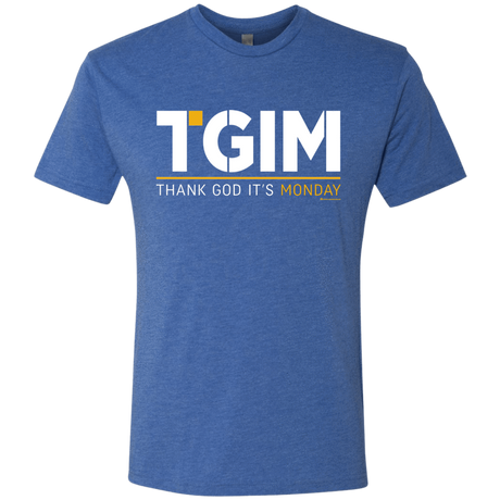 T-Shirts Vintage Royal / Small Thank God Its Monday Men's Triblend T-Shirt