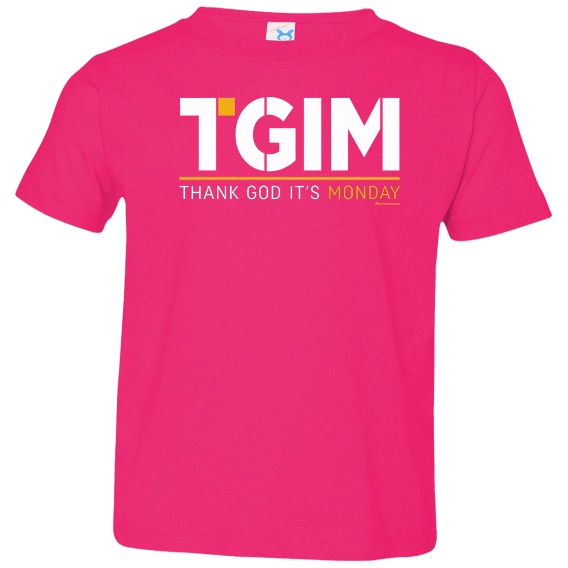 T-Shirts Hot Pink / 2T Thank God Its Monday Toddler Premium T-Shirt