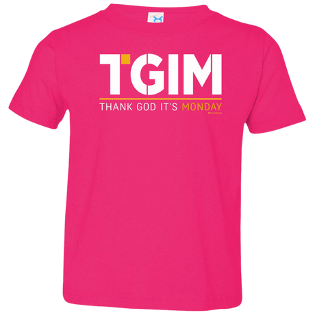 T-Shirts Hot Pink / 2T Thank God Its Monday Toddler Premium T-Shirt