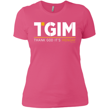 T-Shirts Hot Pink / X-Small Thank God Its Monday Women's Premium T-Shirt