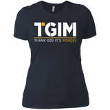 T-Shirts Indigo / X-Small Thank God Its Monday Women's Premium T-Shirt