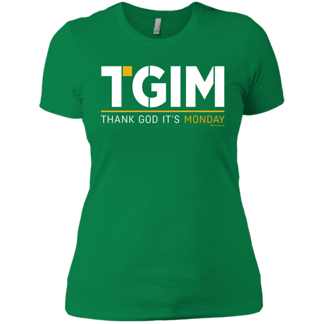 T-Shirts Kelly Green / X-Small Thank God Its Monday Women's Premium T-Shirt