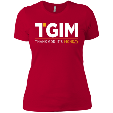 T-Shirts Red / X-Small Thank God Its Monday Women's Premium T-Shirt