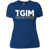 T-Shirts Royal / X-Small Thank God Its Monday Women's Premium T-Shirt