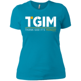 T-Shirts Turquoise / X-Small Thank God Its Monday Women's Premium T-Shirt