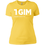 T-Shirts Vibrant Yellow / X-Small Thank God Its Monday Women's Premium T-Shirt