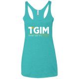 Thank God Its Monday Women's Triblend Racerback Tank