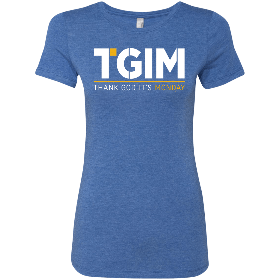 T-Shirts Vintage Royal / Small Thank God Its Monday Women's Triblend T-Shirt