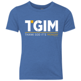 T-Shirts Vintage Royal / YXS Thank God Its Monday Youth Triblend T-Shirt