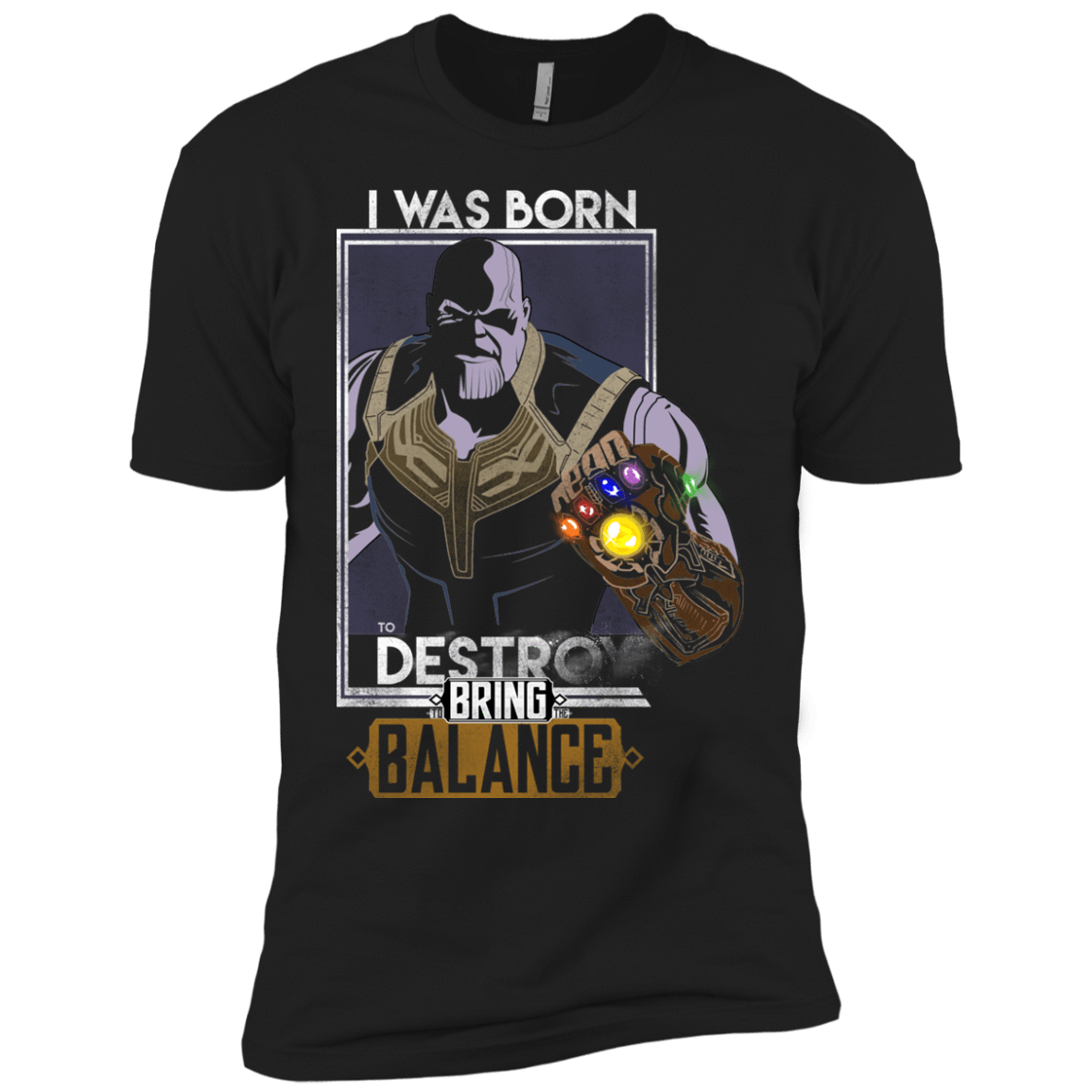 T-Shirts Black / YXS Thano Boys Premium T-Shirt