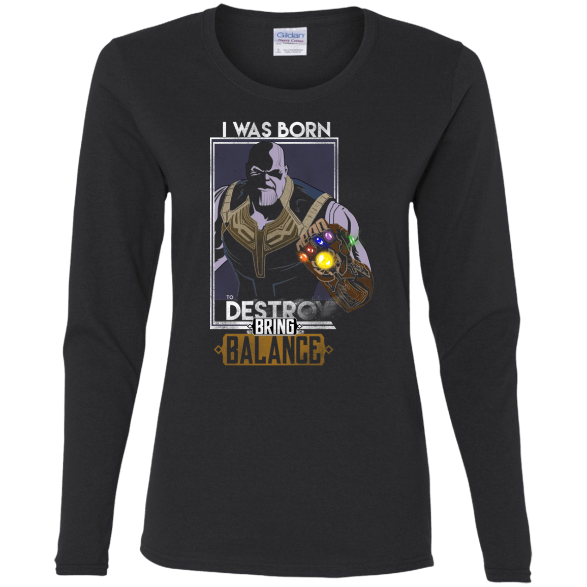 T-Shirts Black / S Thano Women's Long Sleeve T-Shirt