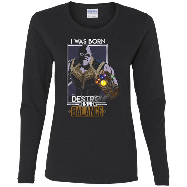 T-Shirts Black / S Thano Women's Long Sleeve T-Shirt