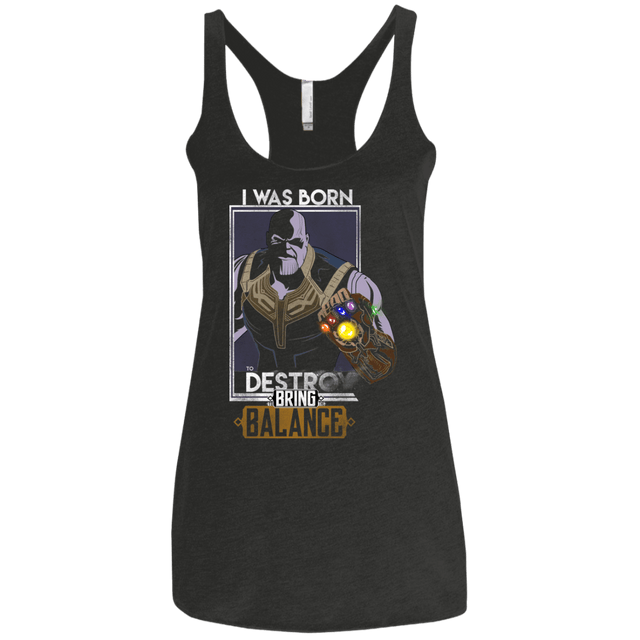 T-Shirts Vintage Black / X-Small Thano Women's Triblend Racerback Tank