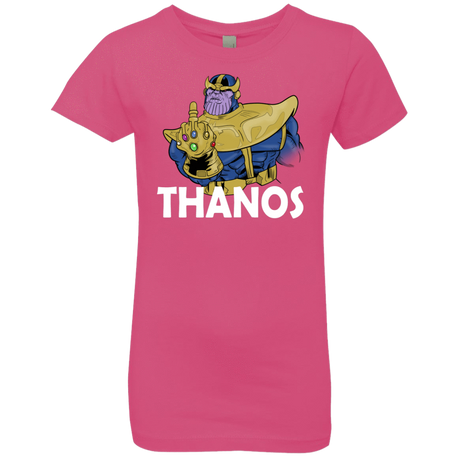 T-Shirts Hot Pink / YXS Thanos Cash Girls Premium T-Shirt