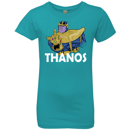 T-Shirts Tahiti Blue / YXS Thanos Cash Girls Premium T-Shirt