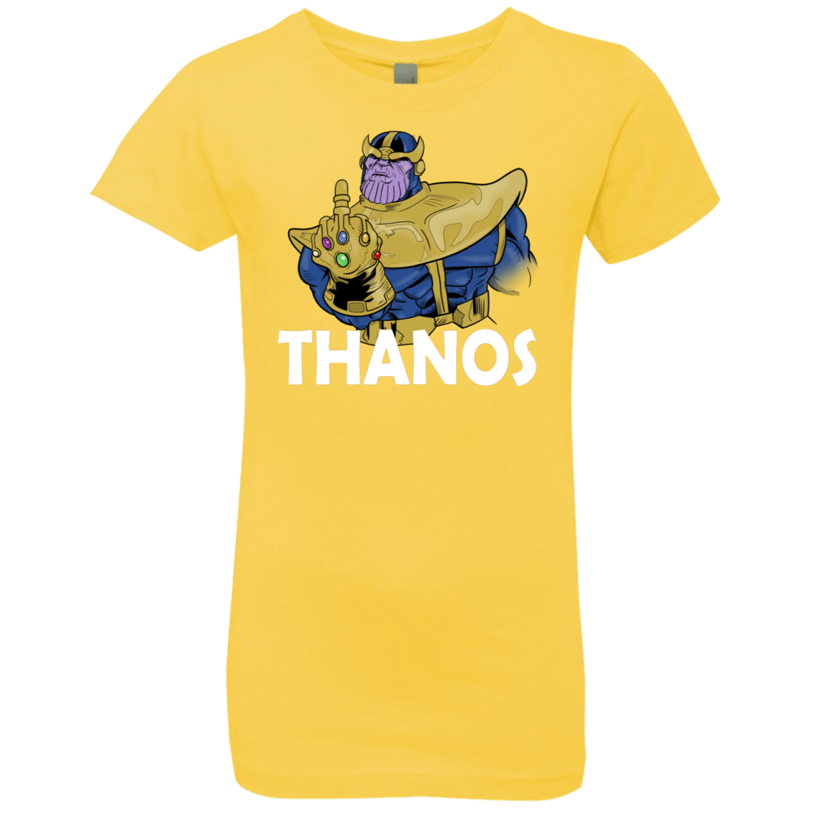 T-Shirts Vibrant Yellow / YXS Thanos Cash Girls Premium T-Shirt