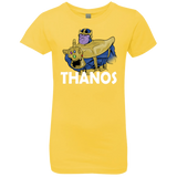 T-Shirts Vibrant Yellow / YXS Thanos Cash Girls Premium T-Shirt