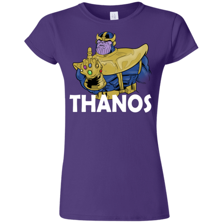 T-Shirts Purple / S Thanos Cash Junior Slimmer-Fit T-Shirt