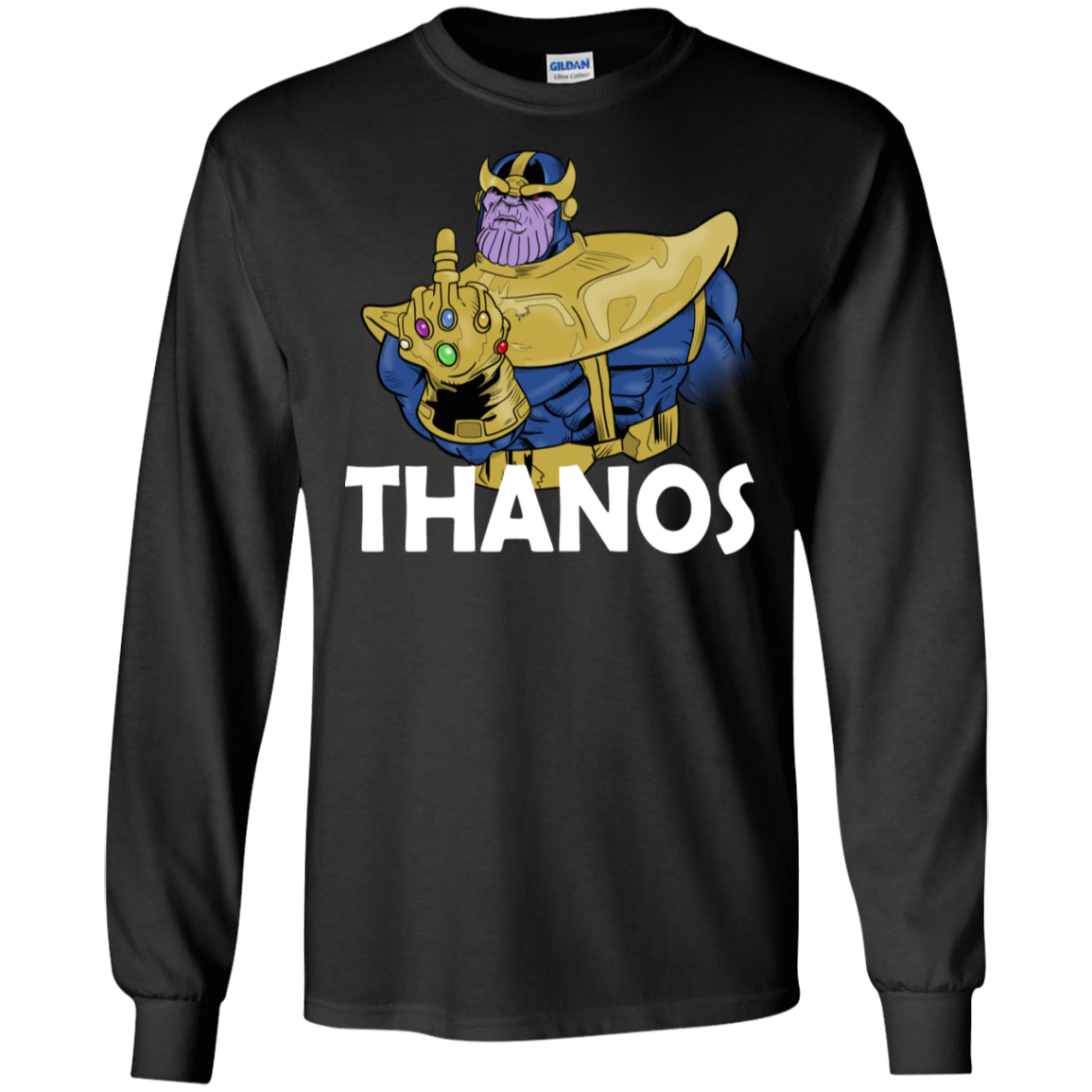 T-Shirts Black / S Thanos Cash Men's Long Sleeve T-Shirt