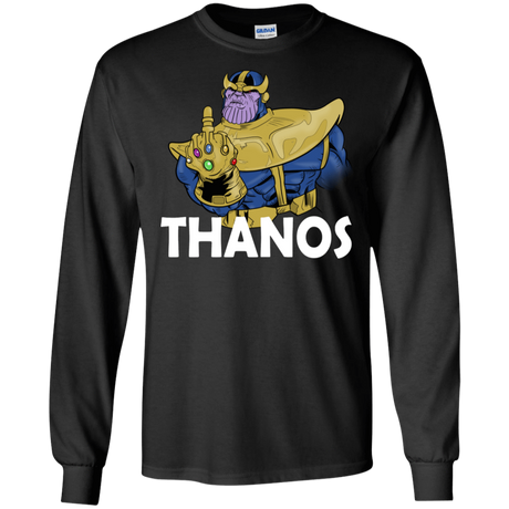 T-Shirts Black / S Thanos Cash Men's Long Sleeve T-Shirt