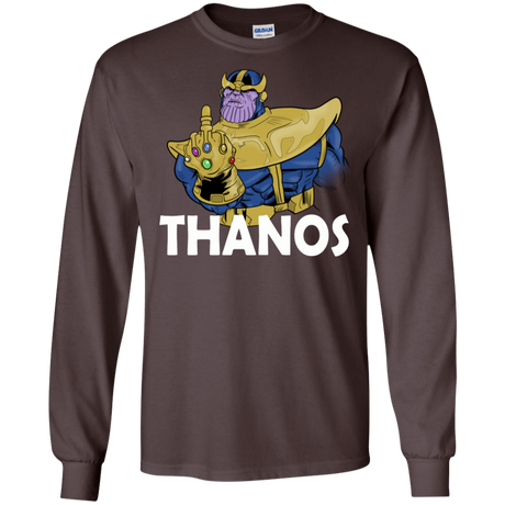 T-Shirts Dark Chocolate / S Thanos Cash Men's Long Sleeve T-Shirt