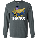 T-Shirts Dark Heather / S Thanos Cash Men's Long Sleeve T-Shirt