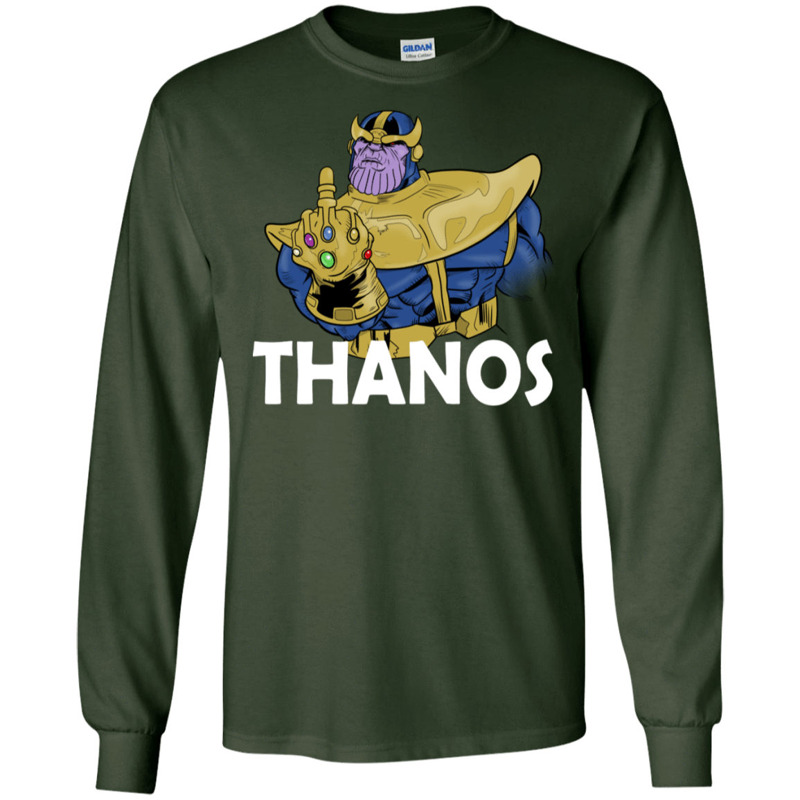 T-Shirts Forest Green / S Thanos Cash Men's Long Sleeve T-Shirt