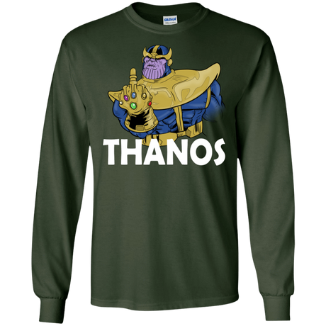 T-Shirts Forest Green / S Thanos Cash Men's Long Sleeve T-Shirt