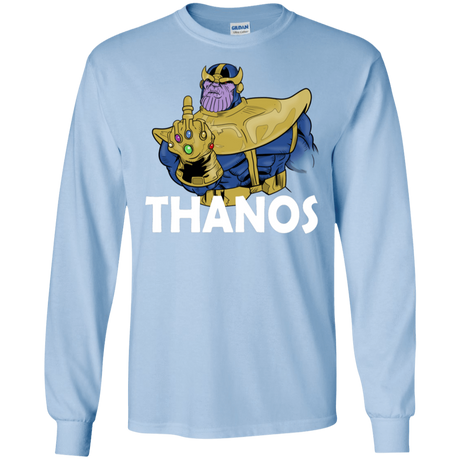 T-Shirts Light Blue / S Thanos Cash Men's Long Sleeve T-Shirt