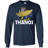 T-Shirts Navy / S Thanos Cash Men's Long Sleeve T-Shirt