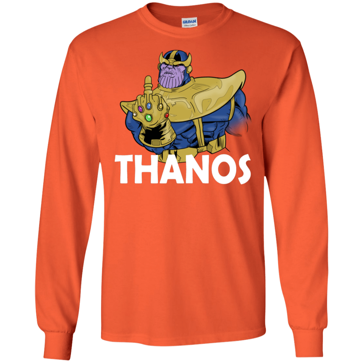 T-Shirts Orange / S Thanos Cash Men's Long Sleeve T-Shirt