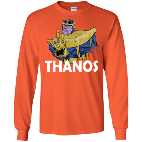 T-Shirts Orange / S Thanos Cash Men's Long Sleeve T-Shirt