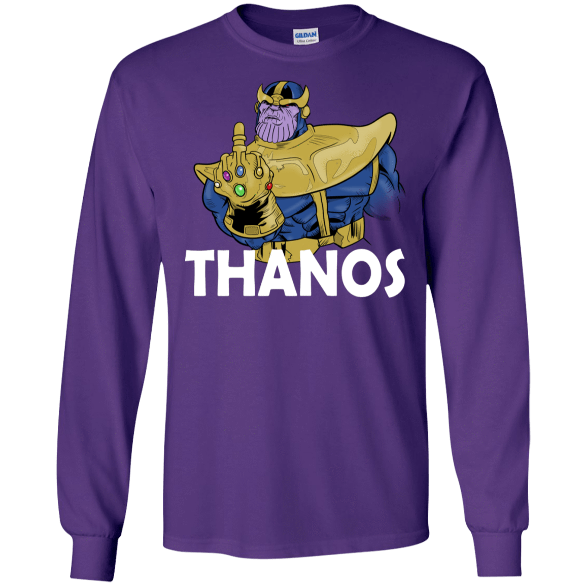 T-Shirts Purple / S Thanos Cash Men's Long Sleeve T-Shirt