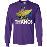 T-Shirts Purple / S Thanos Cash Men's Long Sleeve T-Shirt