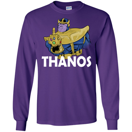 T-Shirts Purple / S Thanos Cash Men's Long Sleeve T-Shirt