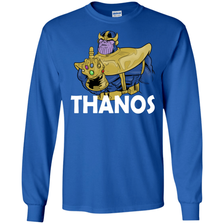 T-Shirts Royal / S Thanos Cash Men's Long Sleeve T-Shirt